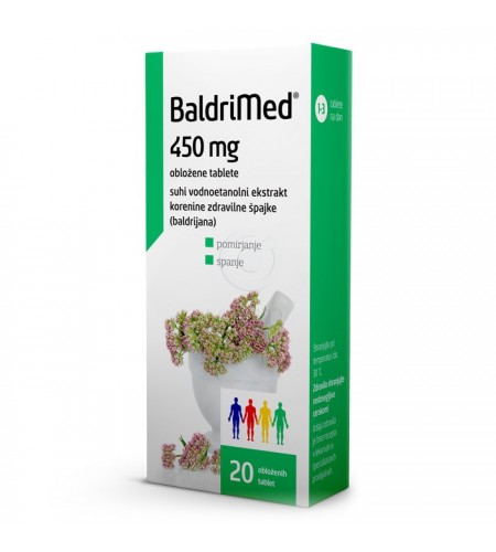 Baldrimed 450 mg 20x