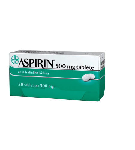 Aspirin 500 mg, obložene tablete 50x