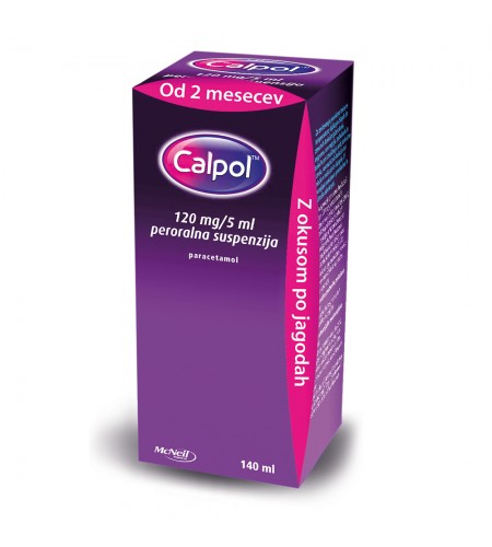 Calpol 120mg/5mL, peroralna suspenzija, 140mL