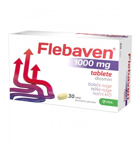 Flebaven 1000 mg, 30 filmsko obloženih tablet