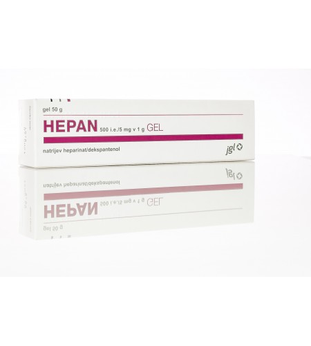 Hepan 500i.e./g / 5mg/g gel, 50g