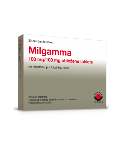 MILGAMMA 100mg/100mg obložene tablete