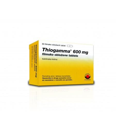 Thiogamma 600mg, 60 filmsko obloženih tablet