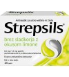Strepsils brez sladkorja z okusom limone, 24 pastil