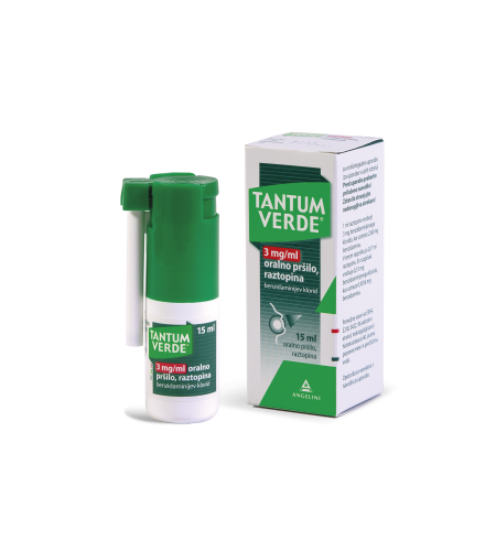 Tantum Verde 3mg/mL, oralno pršilo, 15mL