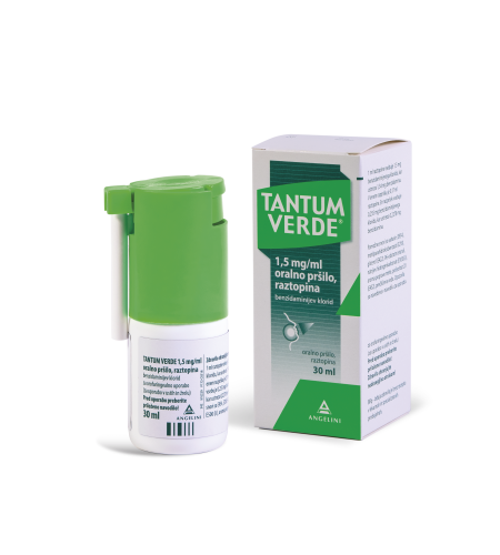 Tantum Verde 1,5mg/mL, oralno pršilo, 30mL