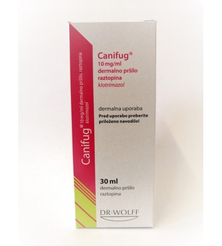 Canifug, 1% dermalno pršilo