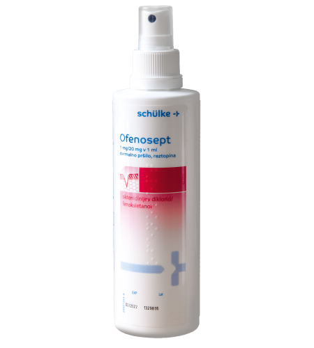 Ofenosept, dermalno pršilo, raztopina, 250mL
