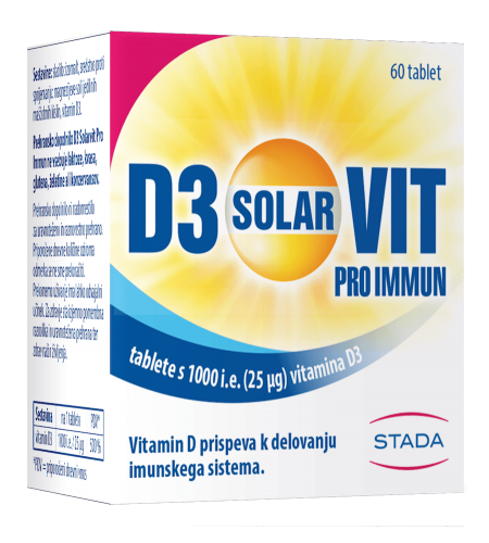 D3 Solar Vit Pro Immun, 60 tablet