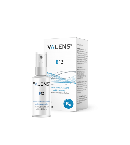 Valens B12, ustno pršilo, 25mL