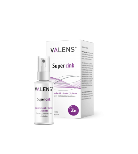 Valens Super Cink, ustno pršilo, 25mL