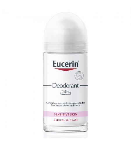 EUCERIN DEO Dezodorant za občutljivo kožo 24h, Roll-On, 50mL EUCERIN DEO Dezodorant za občutljivo kožo 24h, Roll-On, 50mL