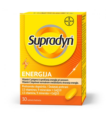 SUPRADYN Energija Q10, 30 filmsko obloženih tablet