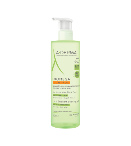 A-DERMA Exomega Control gel 2v1 500 ml