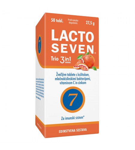 LACTOSEVEN Trio 3 in 1 50 tablet