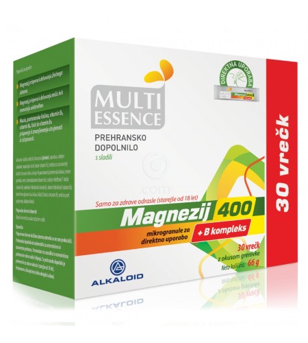 Multi essence Mg 400+B kompleks 30 vrečk