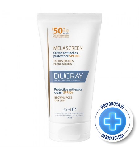 DUCRAY Melascreen UV krema proti madežem SPF 50+ 50ml