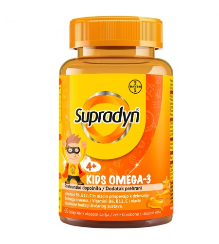 SUPRADYN Kids OMEGA-3 želejčki 60x