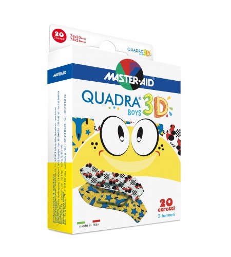 QUADRA 3D obliž za dečke 20x