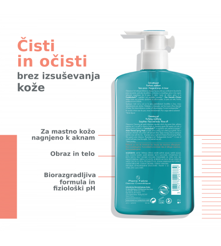 AVENE CLEALANCE gel za čiščenje 400 ml