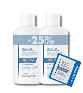 DUCRAY KELUAL DS šampon 100ml 2x -25%