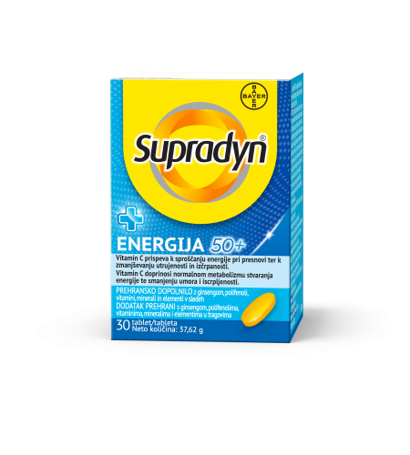 SUPRADYN Energija 50+, 30 filmsko obloženih tablet