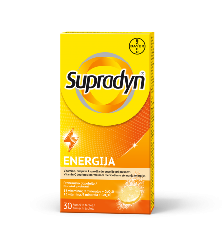 SUPRADYN Energija Q10, 30 šumečih tablet