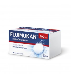 Fluimukan 600mg, 20 šumečih tablet