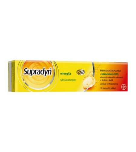 SUPRADYN Energija Q10, 15 šumečih tablet